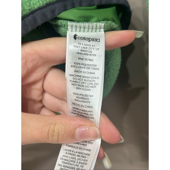 NWOT Cotopaxi Teca Full Zip Up Fleece Jacket Women's Small - Picture 7 of 12